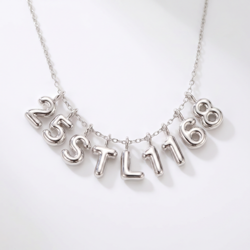 Case Number Necklace (Customizable)